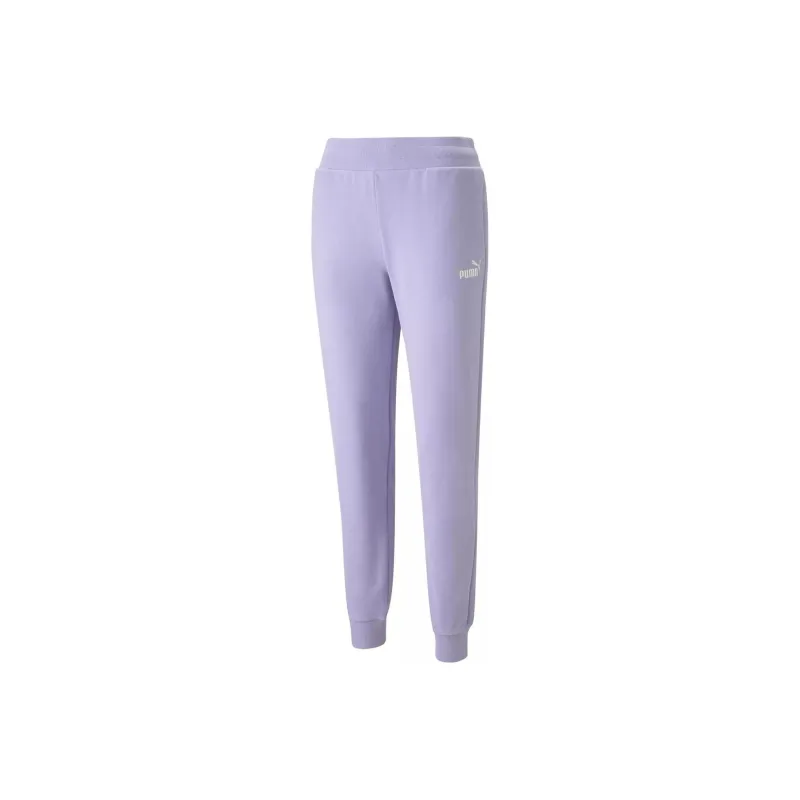 PUMA ESS ELEVATED PANTS Knitted Sports Pants Women's Purple-0