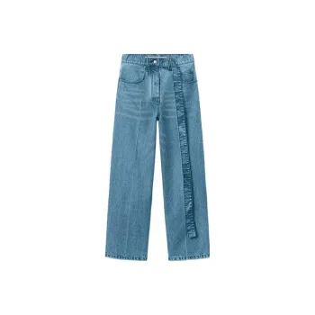 Alexander Wang Raver Wide Leg Belted Jeans