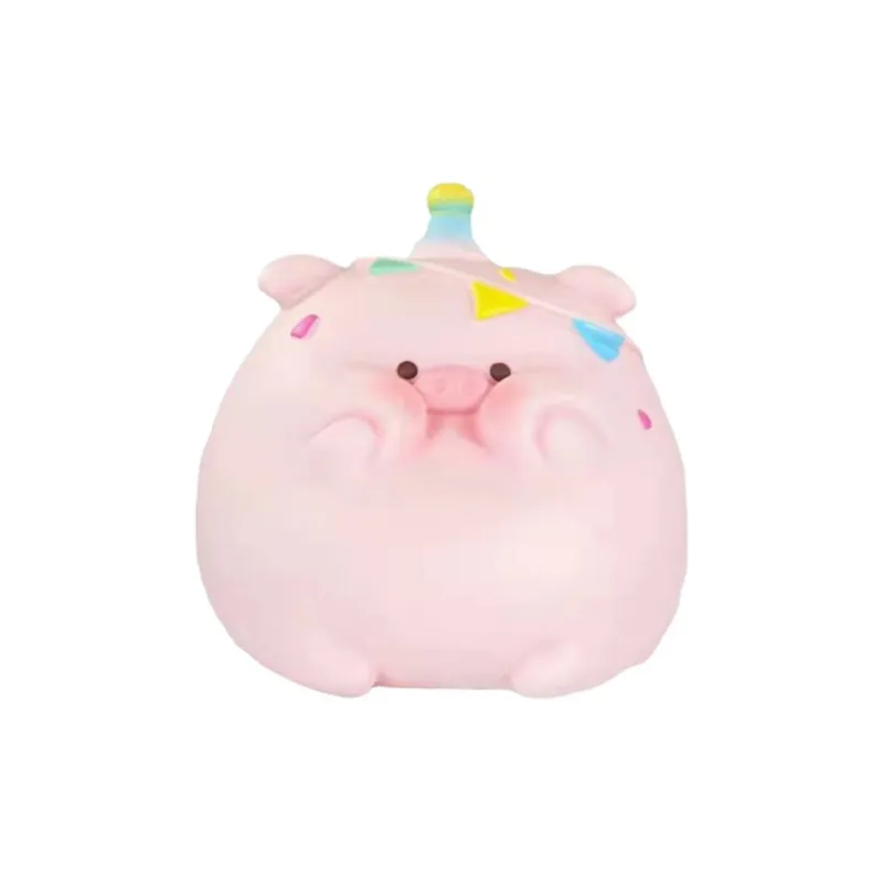 Emperor He Vinyl Cartoon Cute Impact Resistant Kids' Room Nightstand Piggy Bank-6