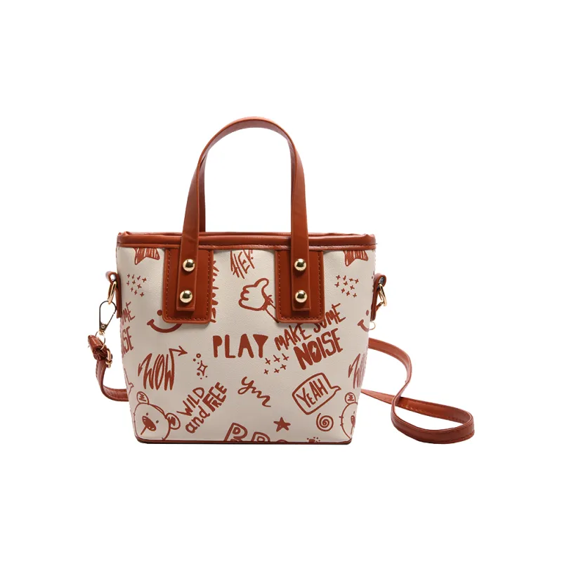 TOUTSEUL YOLO PU Shoulder Bag Women's Black/Pink/Blue/Brown-18