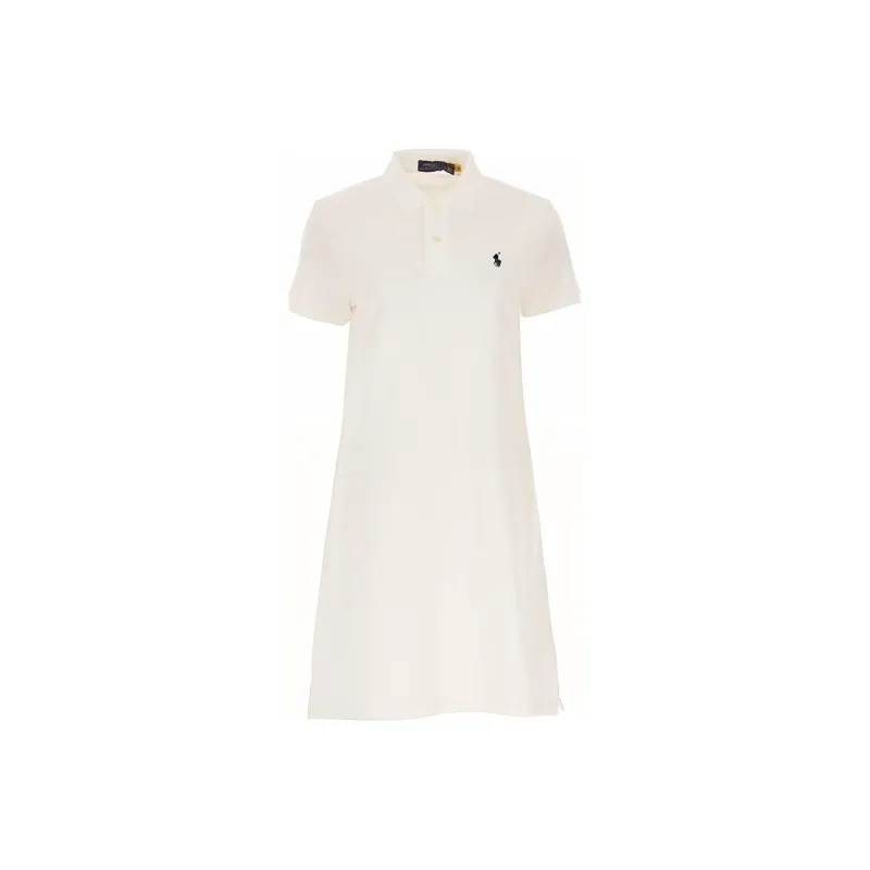 Polo Ralph Lauren Logo Embroidered Polo Dress-0