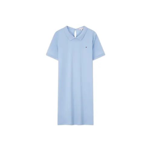 tommy color Hilfiger Short Sleeved Dress Women's