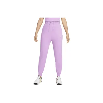 Nike Dri-FIT One Knitted Sports Pants Women's Dark Purple Red