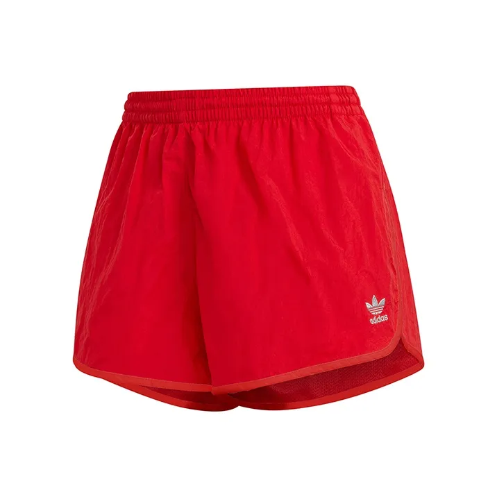 Adidas Originals 3 Stripes Casual Shorts Women's Red-0