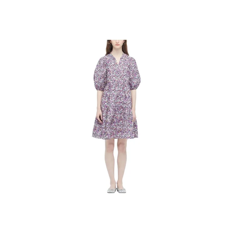 UNIQLO SS22 Dress Women's Blue Purple-0