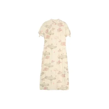 SETIROM Short Sleeved Dress Women's Pink