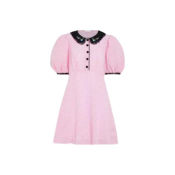 COACH Short-Sleeved Dresses Women's Pink