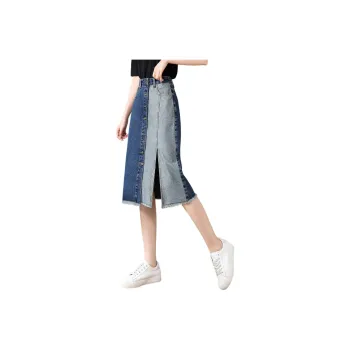 XWI Denim Long Skirt Women's Blue