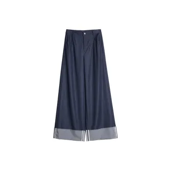 ELLE Casual Pants Women's Navy Blue