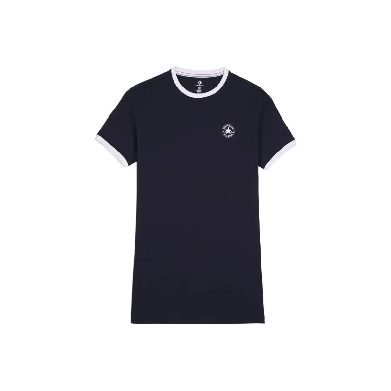 Converse CHUCK TAYLOR Patch Short-Sleeved Dresses Women's Black-0