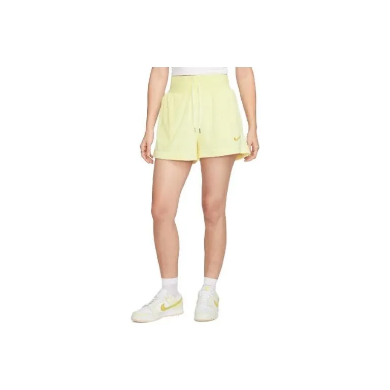 Nike Casual Shorts Women's Light Yellow-0