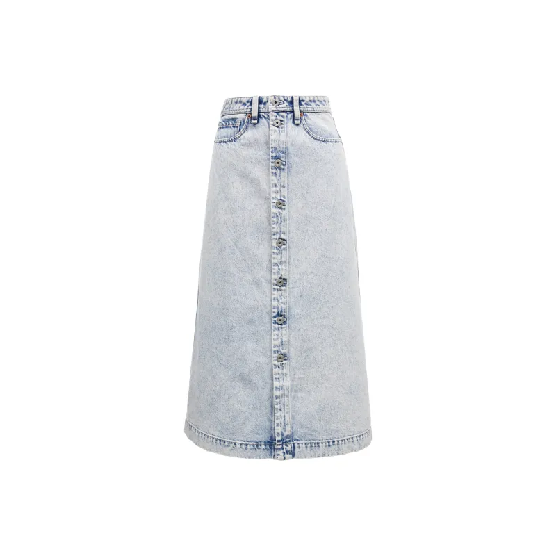 ONLY Denim Long Skirts Women's-4