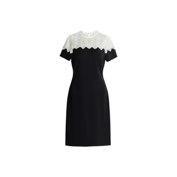 ROEYSHOUSE Short Sleeved Dresses Women's Black