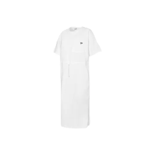 PUMA Short Sleeved Dresses Women's White