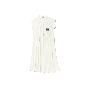 L.L.Bean Short-Sleeved Dresses Women's White