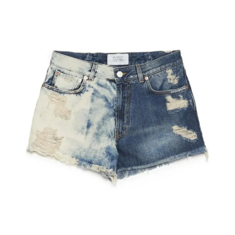 Givenchy Casual Shorts Women's Blue - POIZON