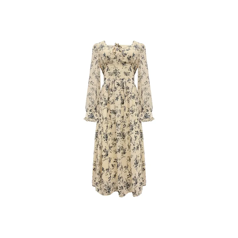 FOREVER 21 Long-Sleeved Dresses Women's Khaki-0