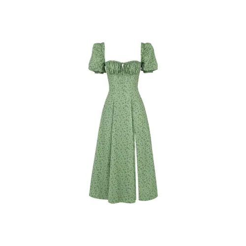 HOUSE OF CB TALLULAH Short Sleeved Dress Women's GREEN/Green