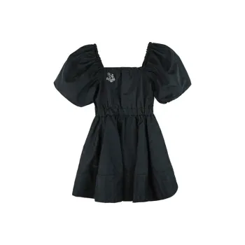 LALABOBO A Line Skirt Dress Black