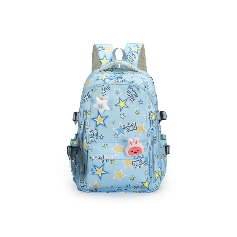 AIBAG Nylon Backpack Unisex White/black/pink/purple/blue-24