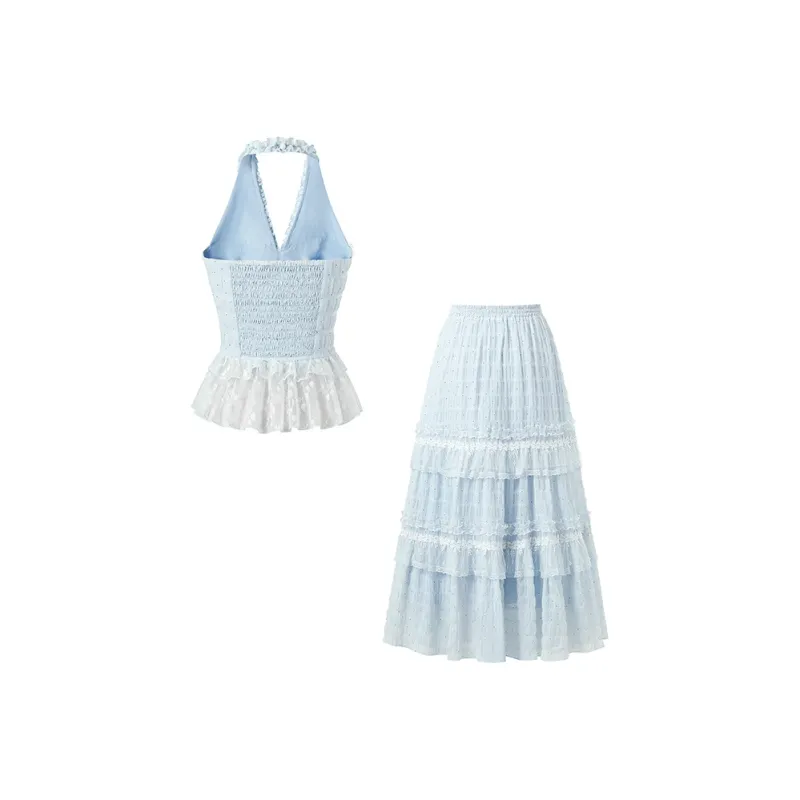 ACAINES Two Piece Skirt Sets Women's-1