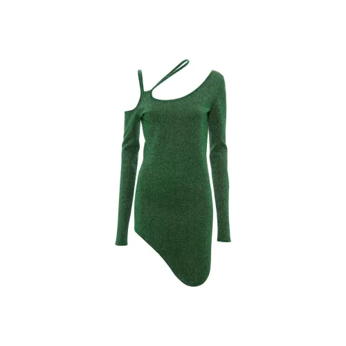 JW Anderson Asymmetric Hem Long-Sleeved Dress