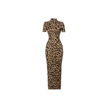 POSTER GIRL Short-Sleeved Dresses Women's Beige