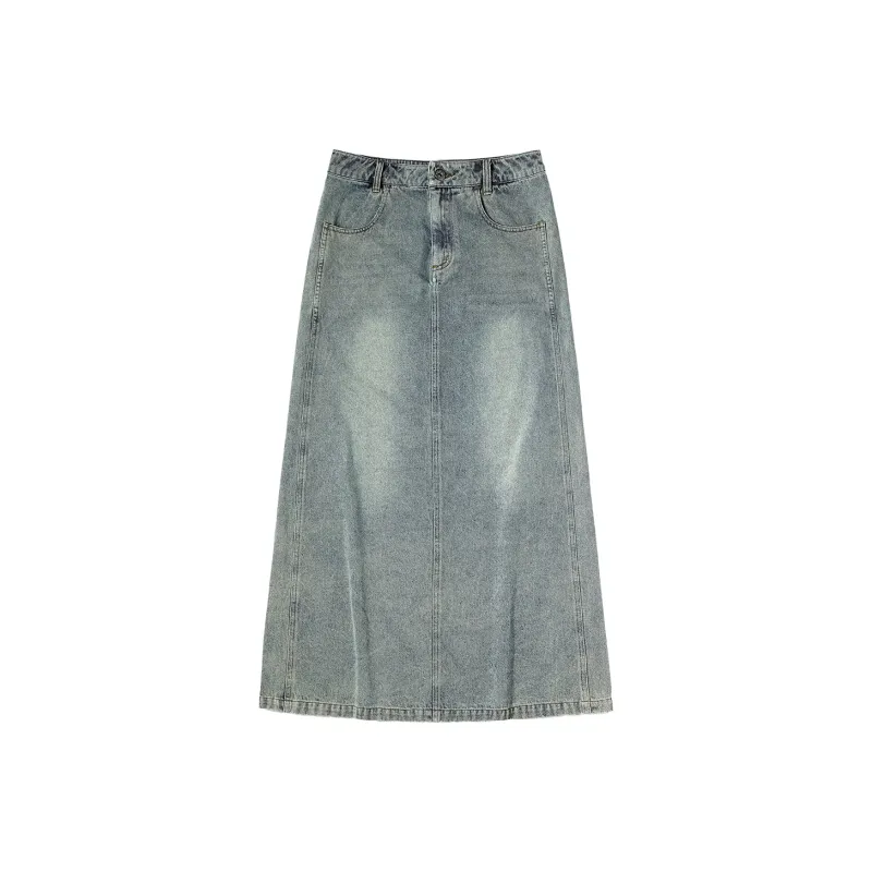 PSO Brand Denim Long Skirt Women's-4