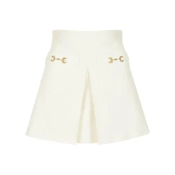 GUCCI Horsebit Cotton Skorts