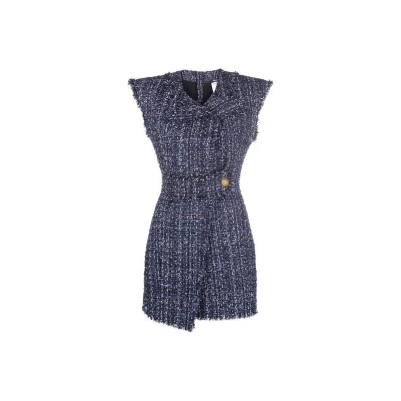 BALMAIN Tweed Mini Dress-0