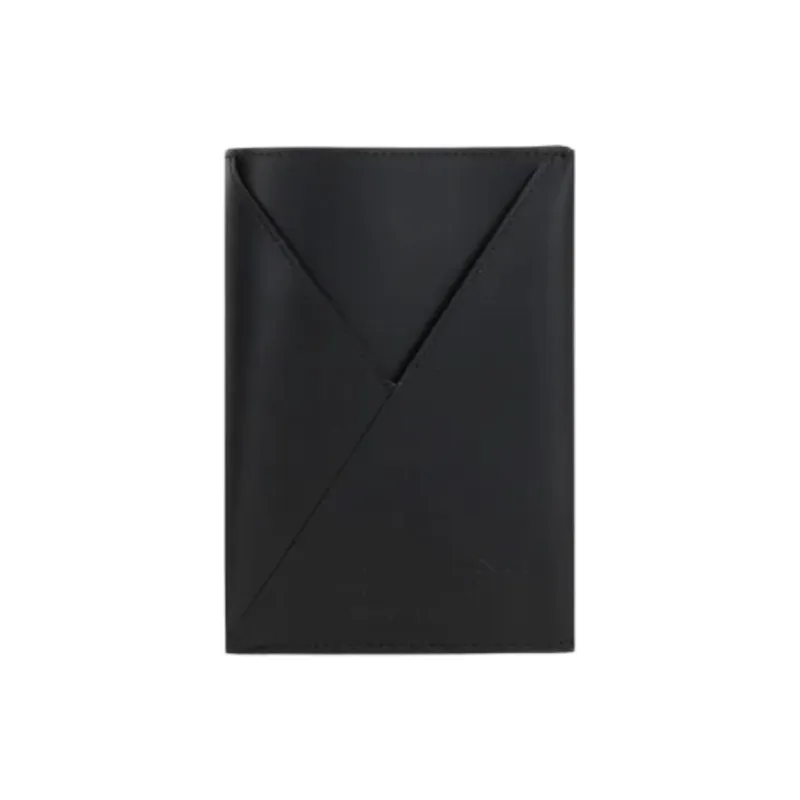 MM6 Maison Margiela Leather Card Holder Women's Black-0