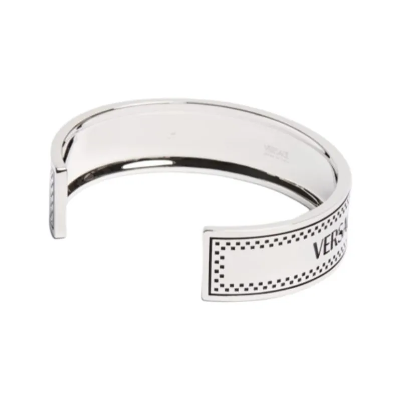 FANSIZHE Metal Bangles Men's Silver-1
