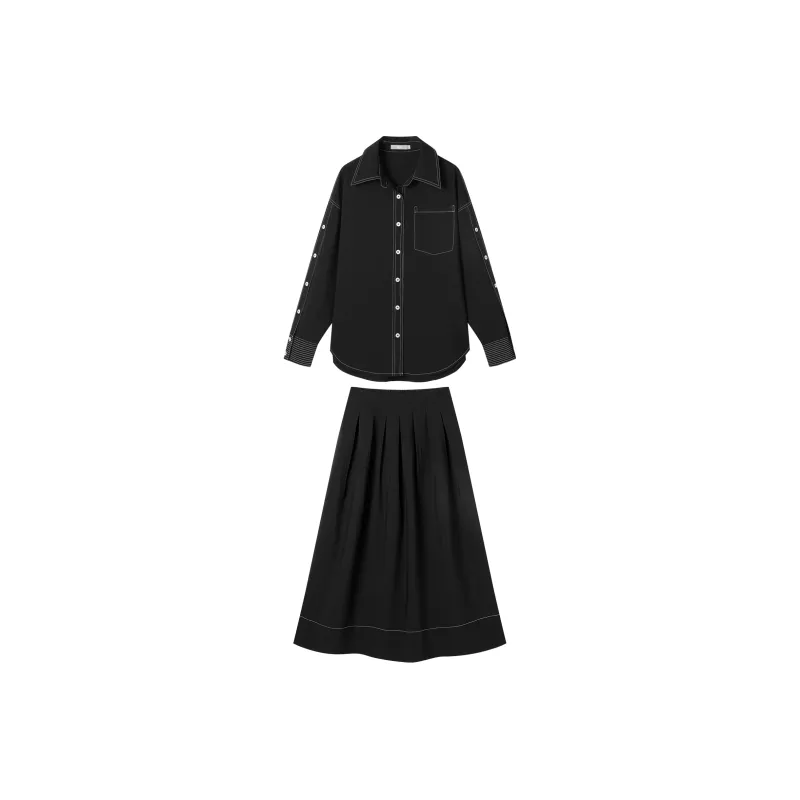 DIALOGUE Shirt Matching Sets Women's-0