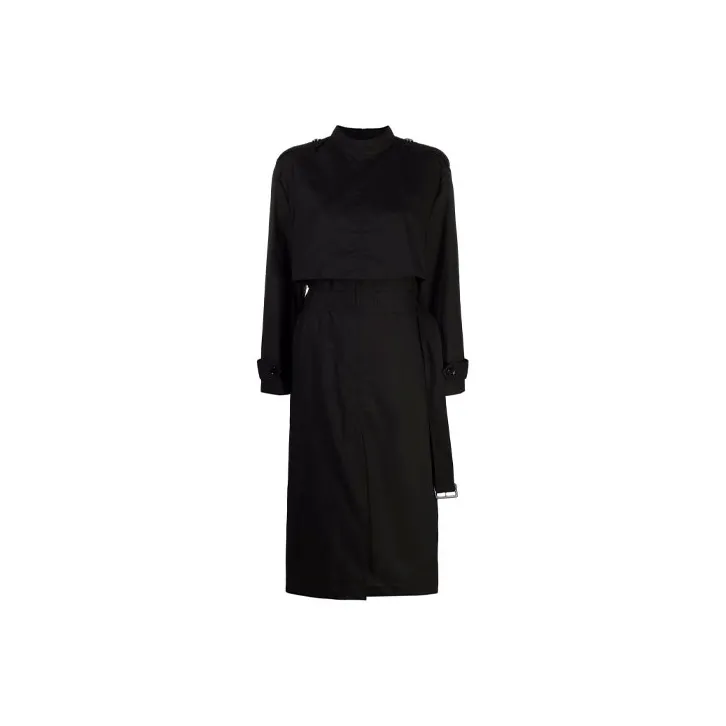 MM6 Maison Margiela Trench Cotton Midi Dress-0