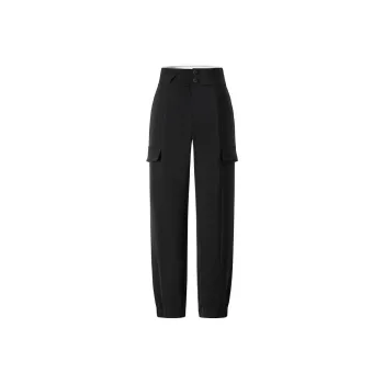 JZ. ANNAKRO Cargo Pants Women's Plain Black