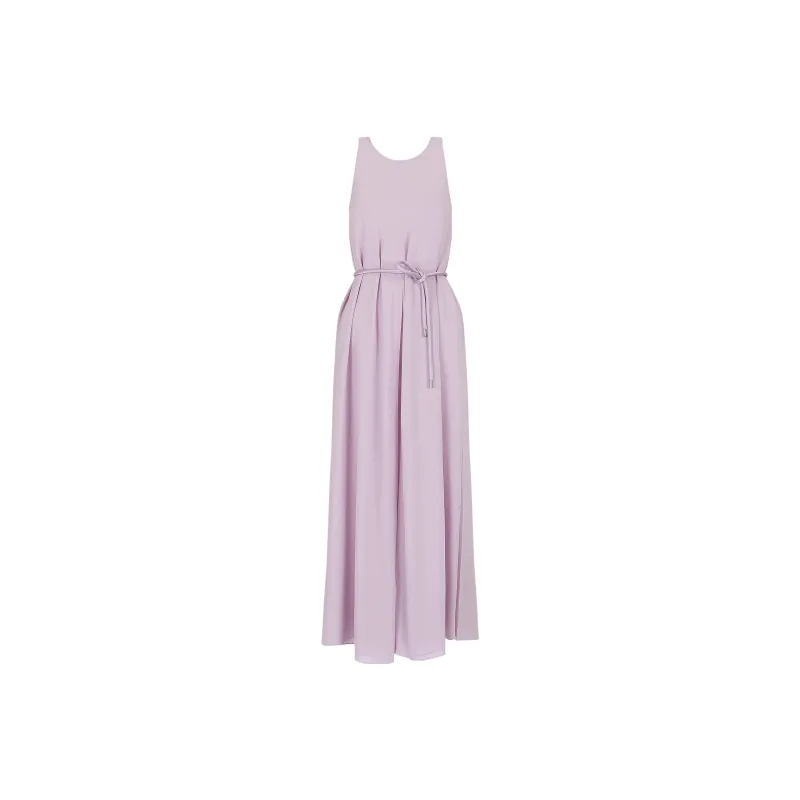 EMPORIO ARMANI SS23 Sleeveless Dress Women's Purple-0