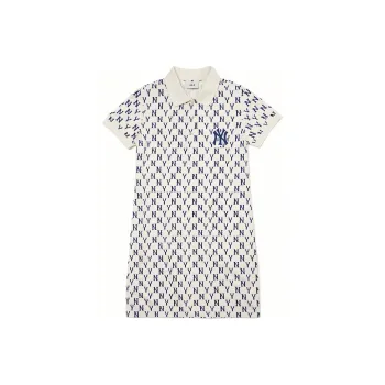 MLB Short Sleeved Dresses Women's Cream