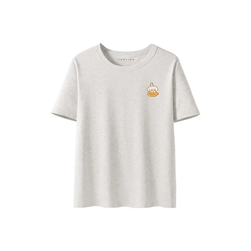 Tonlion Set in Sleeve T Shirt Women's-18