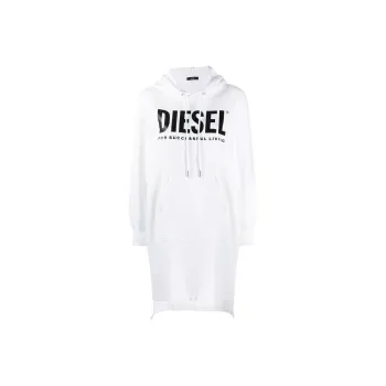 DIESEL Long-Sleeved Dresses Women's White