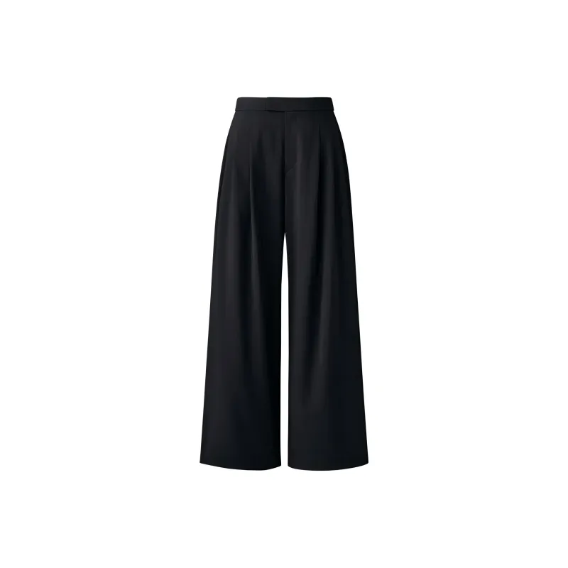 UNIQLO x Clare Waight Keller C Collection SS25 Casual Pants Women's Black-0