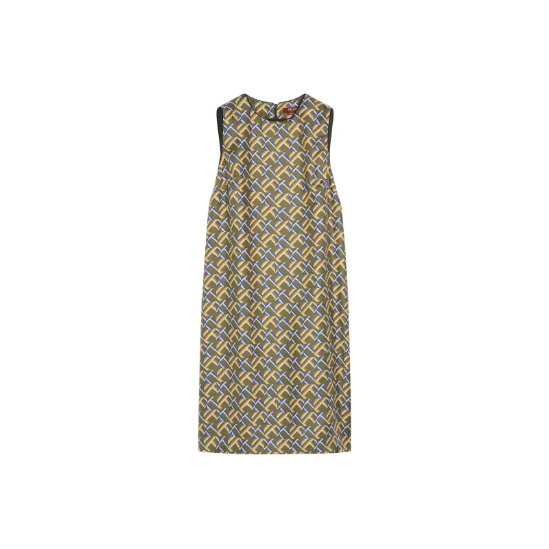 MaxMara Sleeveless Dress Women's Brown-0
