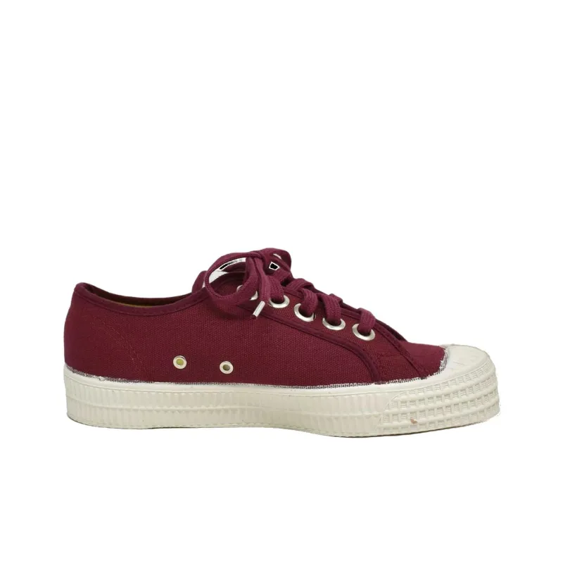 Novesta STAR MASTER Abrasion Resistant Low Top Canvas Shoes Unisex Burgundy-1