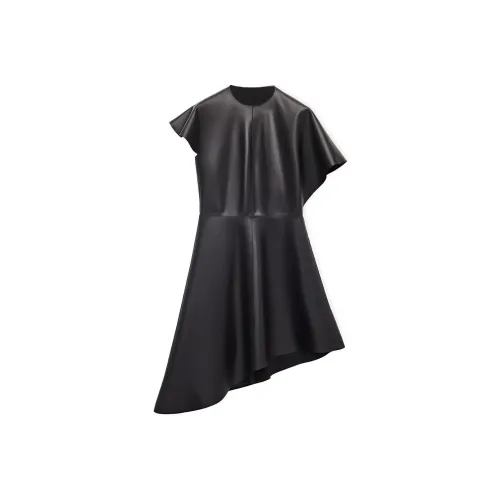 LOEWE Short Sleeved Dresses Women's Black
