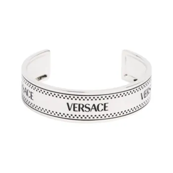 FANSIZHE Metal Bangles Men's Silver