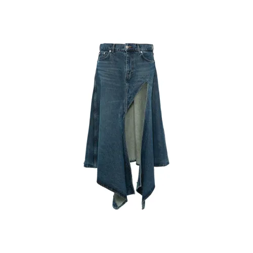 Y/Project Cut Out Denim Skirt
