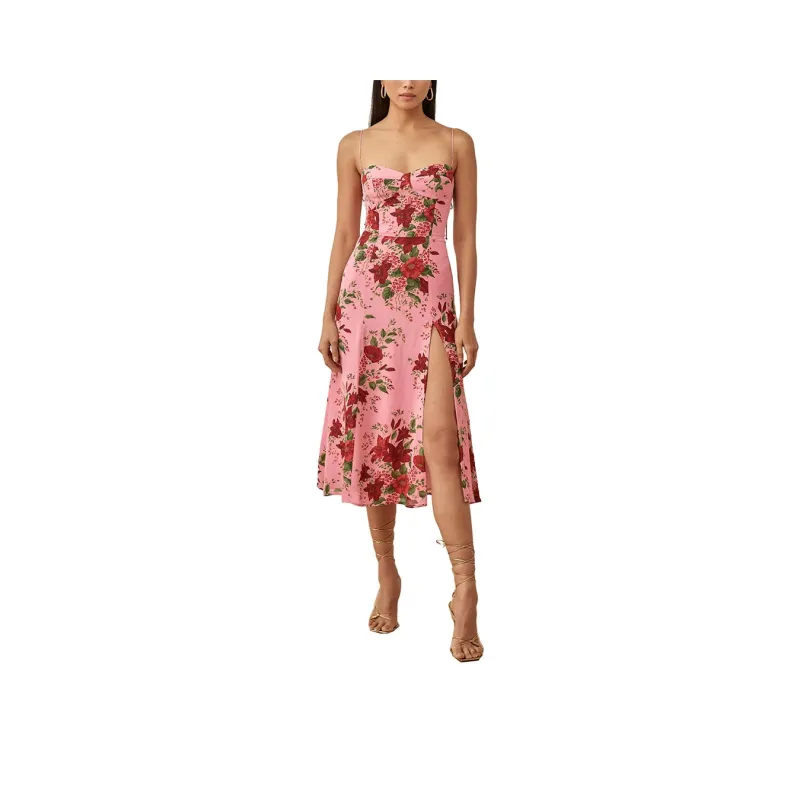Reformation Slip Dresses Women's Pink-0