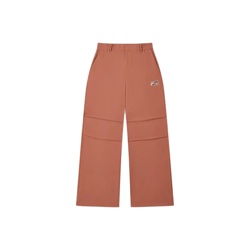 FILA x MAISON KITSUNE ORIGINALE Casual Pants Women's Fine Russet Red RD-0