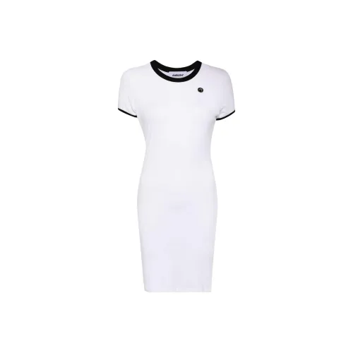 AMBUSH Logo plaque Fine knit Minidress