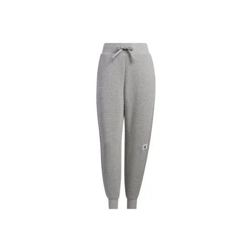 Adidas Lounge Knitted Sweatpants Women's Gray