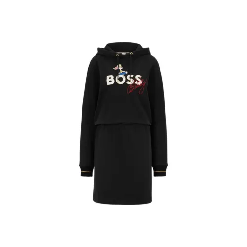 HUGO BOSS HUGO BOSS X LOONEY TUNES SS23 Long Sleeved Dresses Women's Black